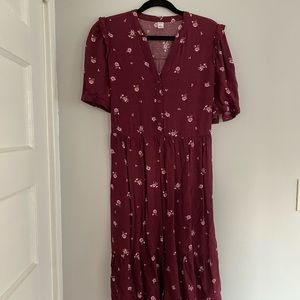 Cottagecore Midi Dress